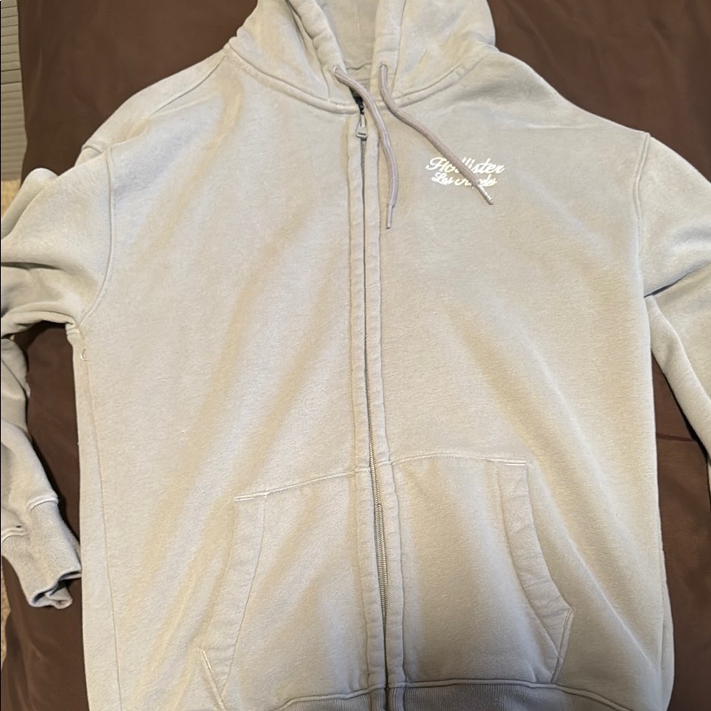 Gray Zip-Up Hoodie